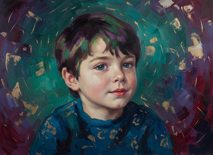 Children Oil Painting